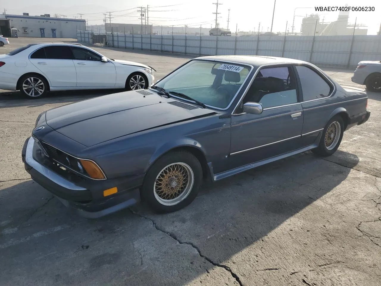 1985 BMW 635 Csi VIN: WBAEC7402F0606230 Lot: 75549114