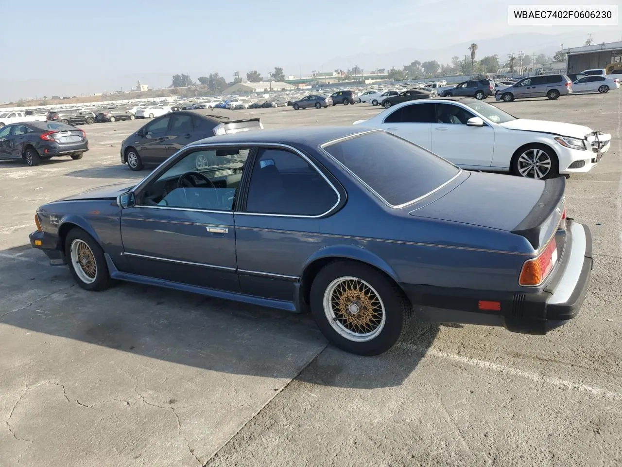 1985 BMW 635 Csi VIN: WBAEC7402F0606230 Lot: 75549114