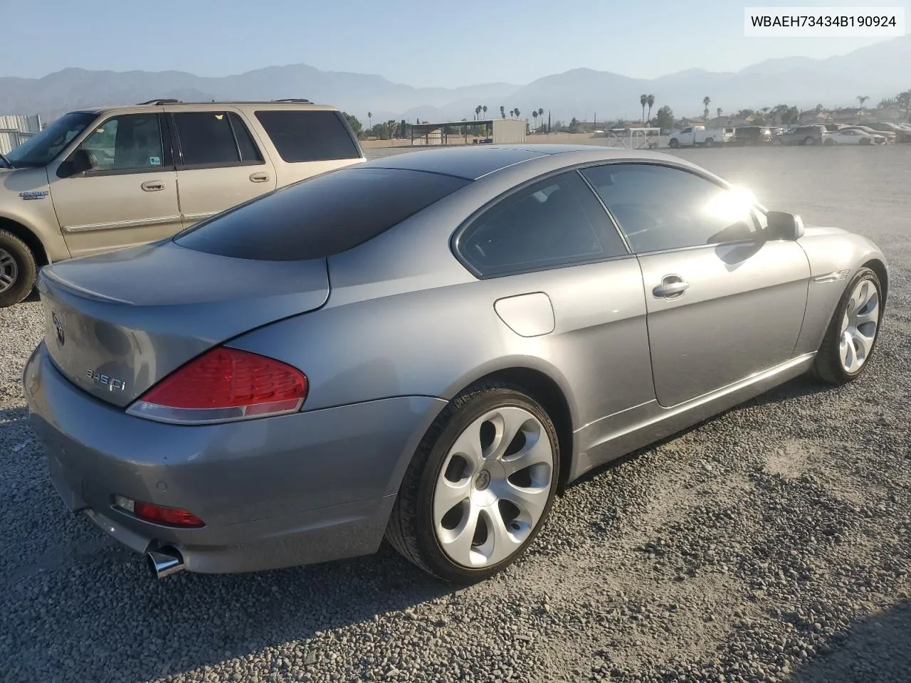 WBAEH73434B190924 2004 BMW 645 Ci Automatic