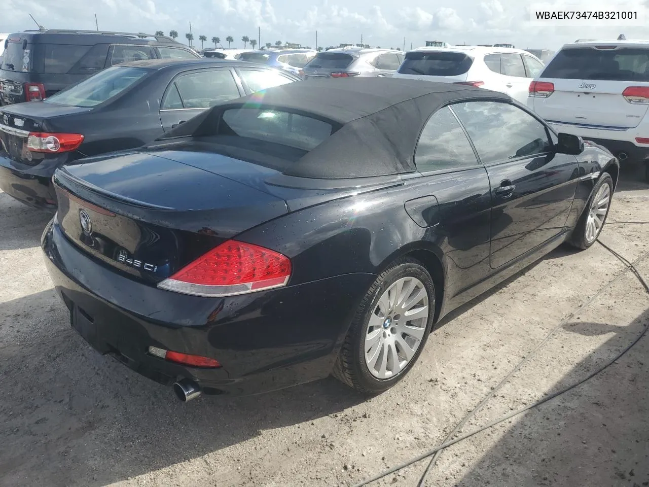 2004 BMW 645 Ci Automatic VIN: WBAEK73474B321001 Lot: 75551344