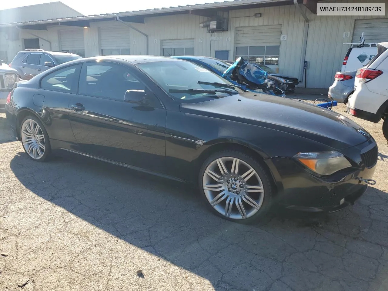 2004 BMW 645 Ci Automatic VIN: WBAEH73424B189439 Lot: 78074834