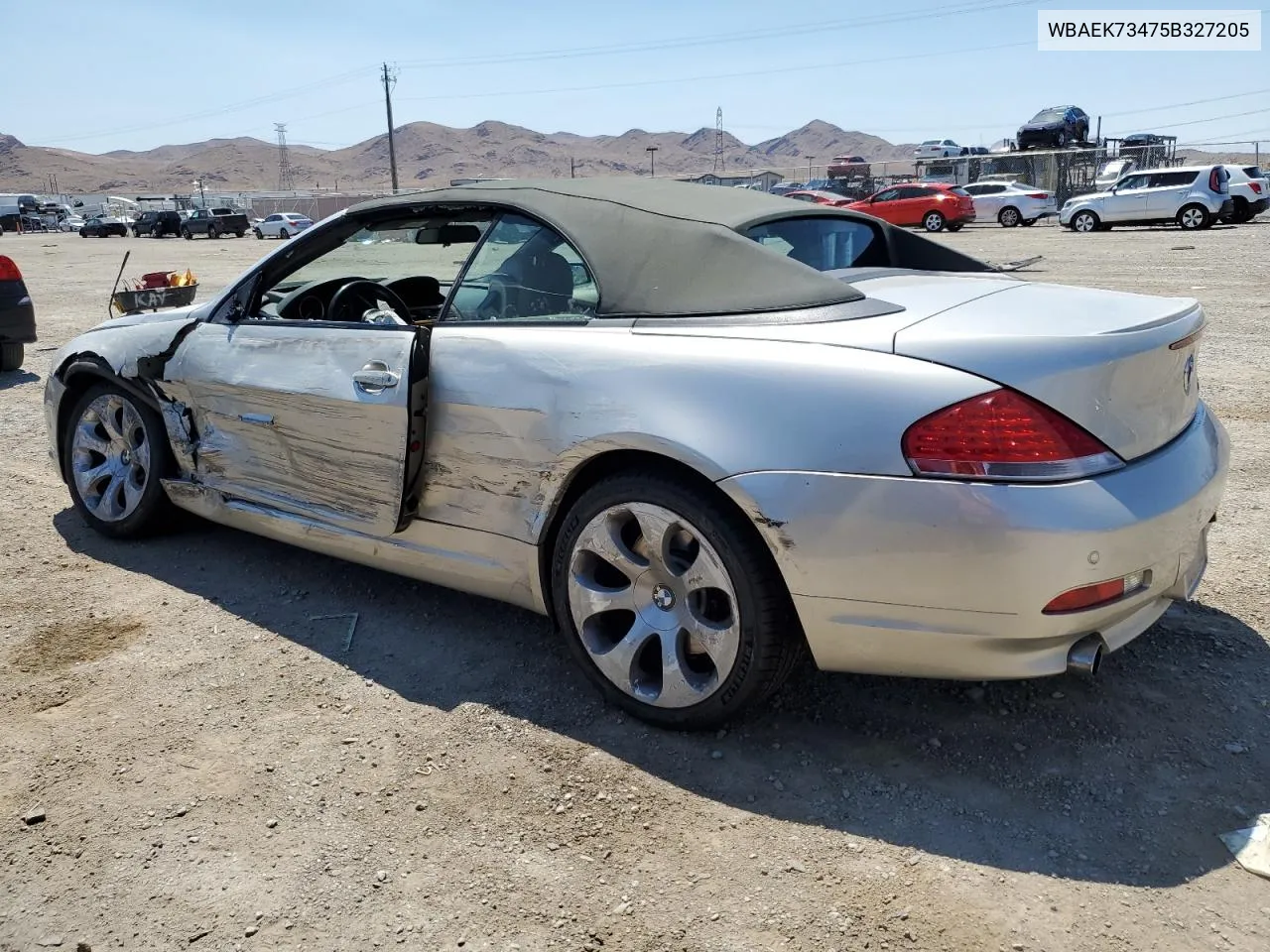 2005 BMW 645 Ci Automatic VIN: WBAEK73475B327205 Lot: 62127134