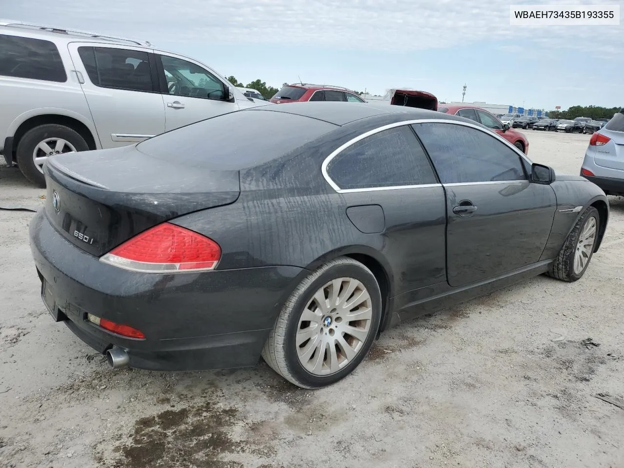 2005 BMW 645 Ci Automatic VIN: WBAEH73435B193355 Lot: 76235744