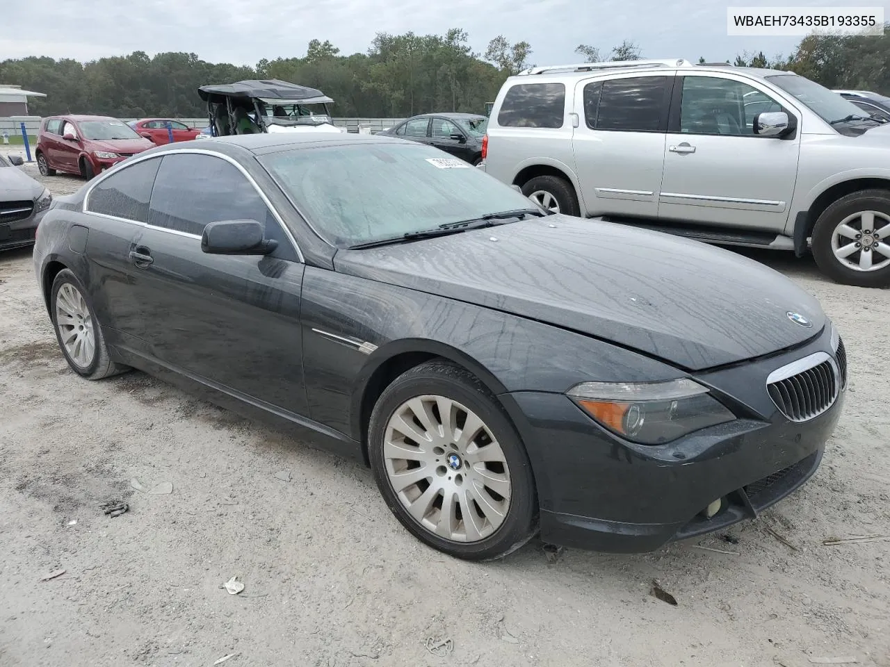 2005 BMW 645 Ci Automatic VIN: WBAEH73435B193355 Lot: 76235744