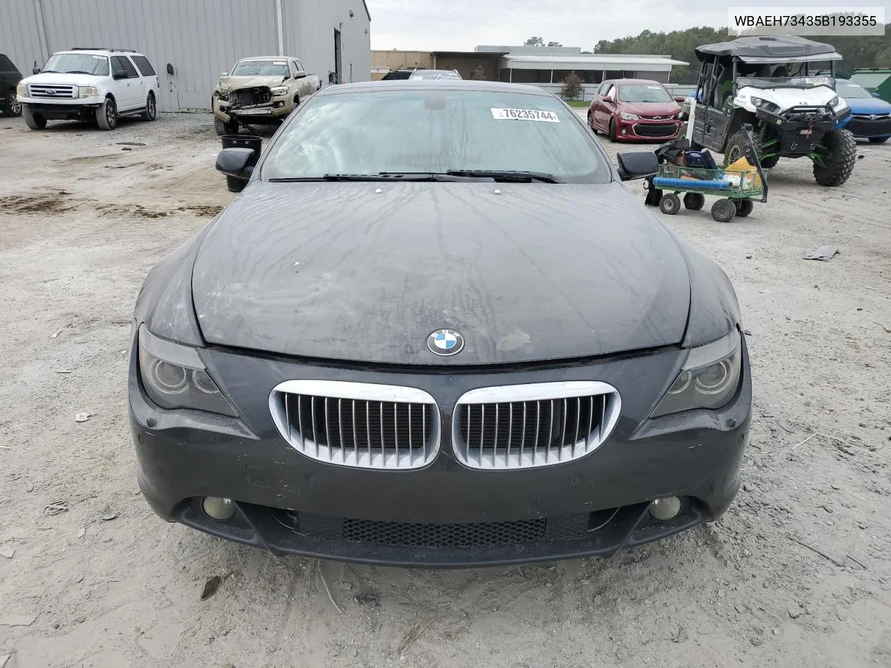 2005 BMW 645 Ci Automatic VIN: WBAEH73435B193355 Lot: 76235744