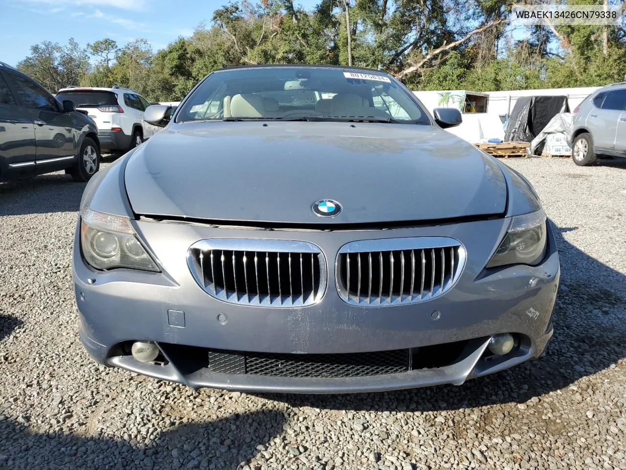 2006 BMW 650 I VIN: WBAEK13426CN79338 Lot: 80125834