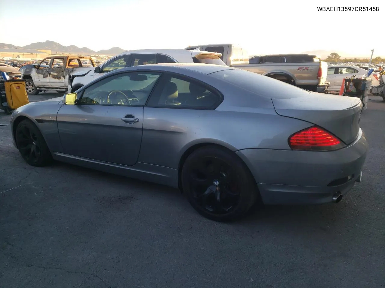 2007 BMW 650 I VIN: WBAEH13597CR51458 Lot: 78070794