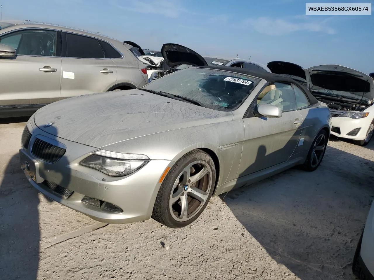 WBAEB53568CX60574 2008 BMW 650 I