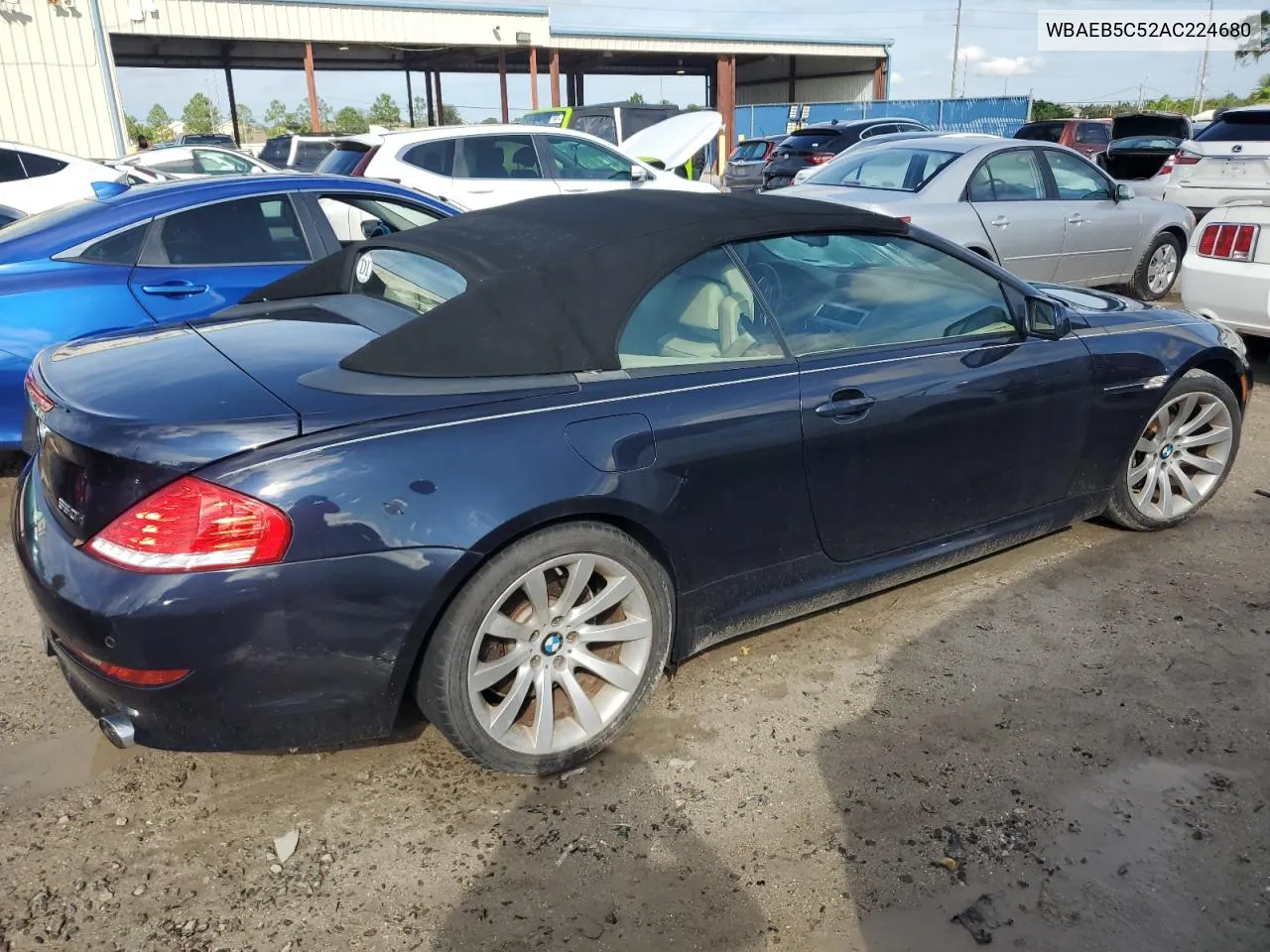 WBAEB5C52AC224680 2010 BMW 650 I