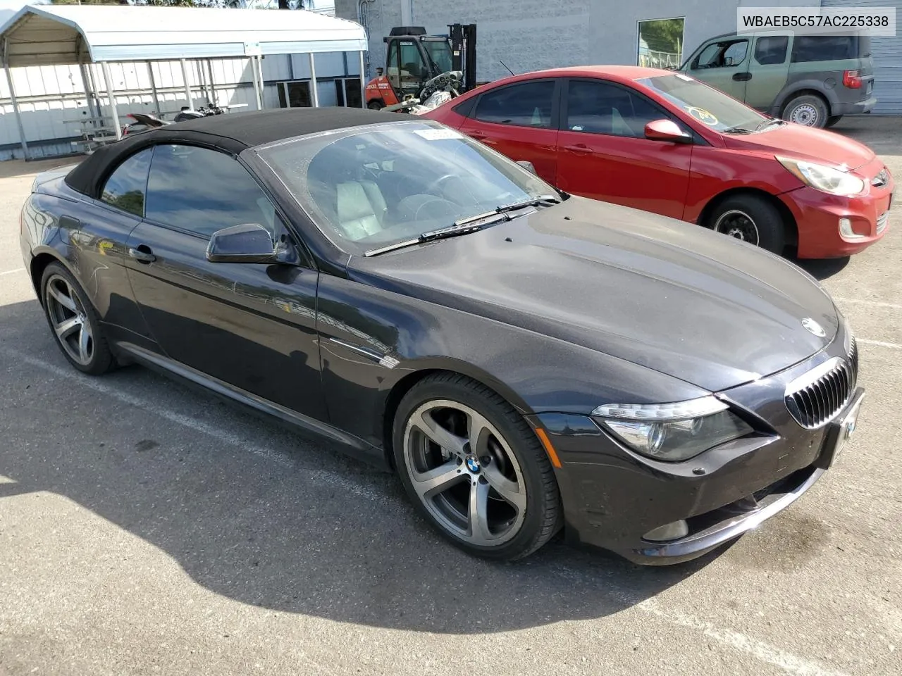 2010 BMW 650 I VIN: WBAEB5C57AC225338 Lot: 75755384