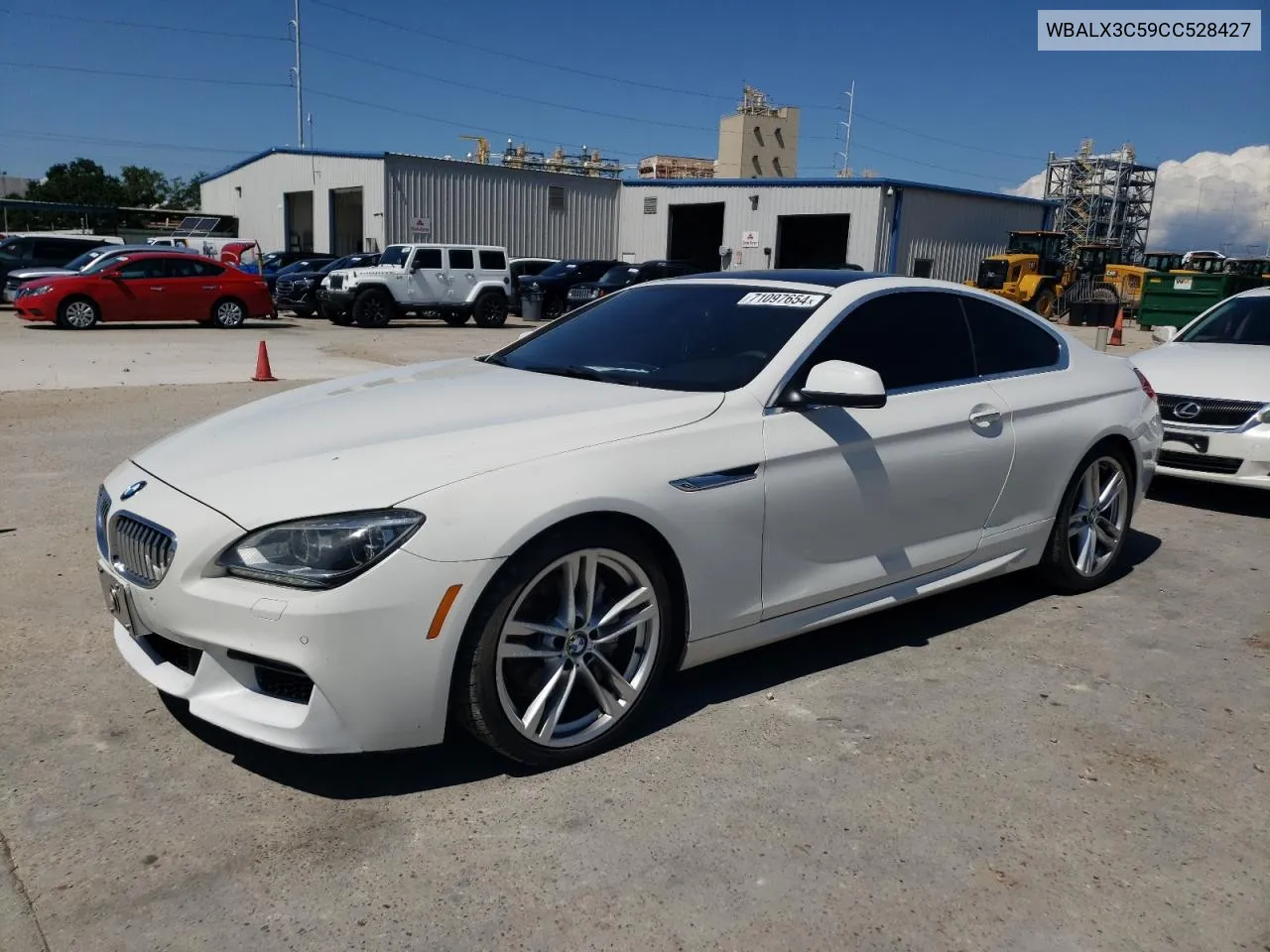 2012 BMW 650 I VIN: WBALX3C59CC528427 Lot: 71097654