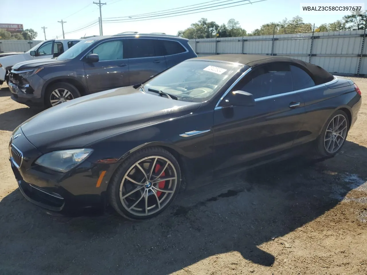 2012 BMW 650 I VIN: WBALZ3C58CC397677 Lot: 72420934