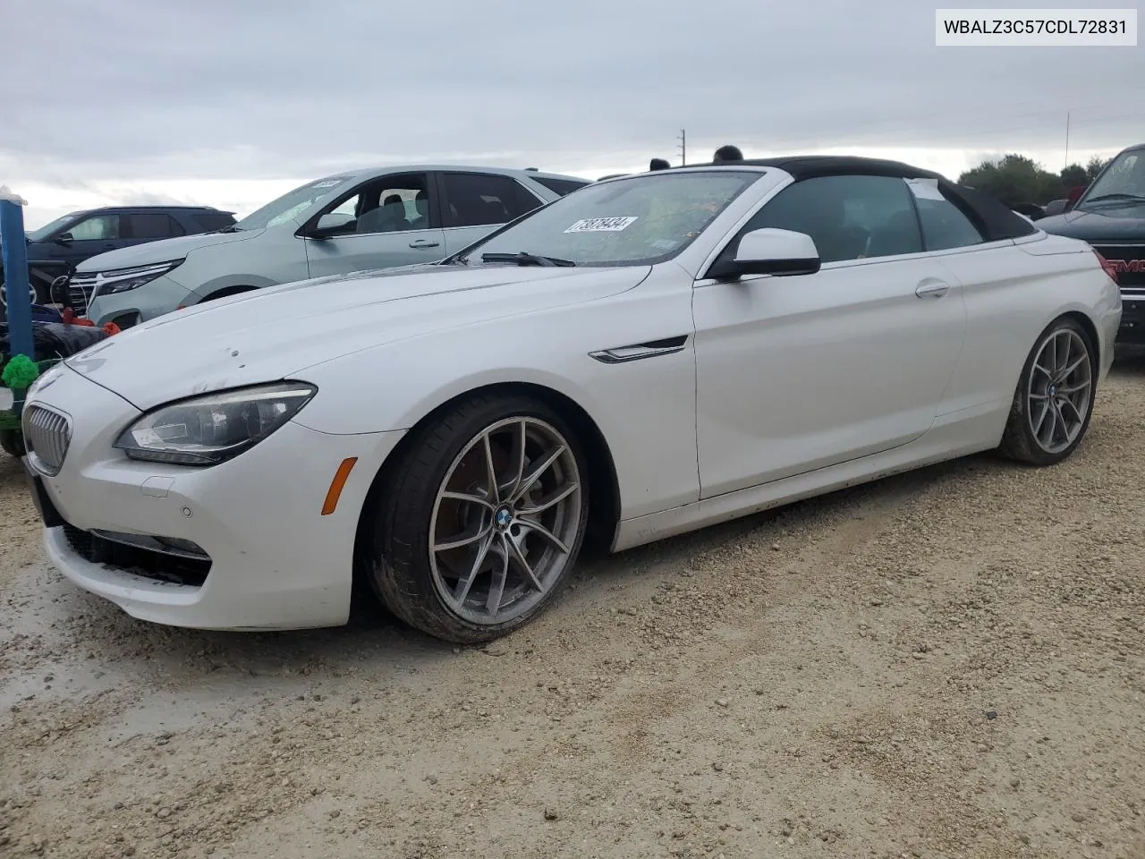 2012 BMW 650 I VIN: WBALZ3C57CDL72831 Lot: 73878434