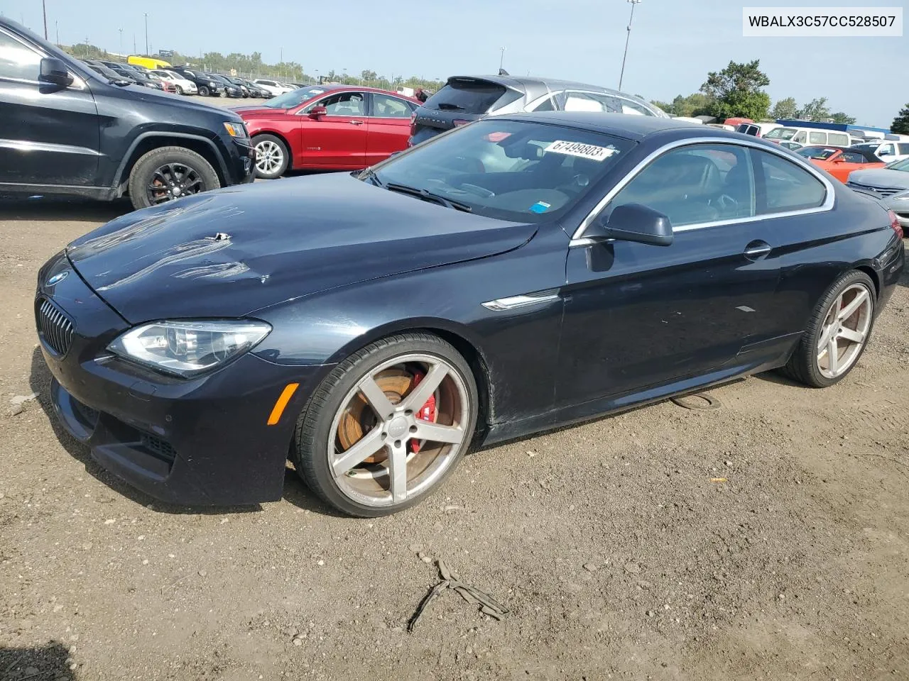 2012 BMW 650 I VIN: WBALX3C57CC528507 Lot: 74225374