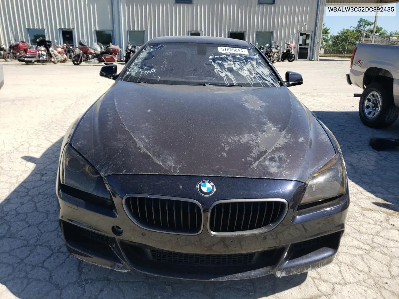 2013 BMW 640 I VIN: WBALW3C52DC892435 Lot: 57856844