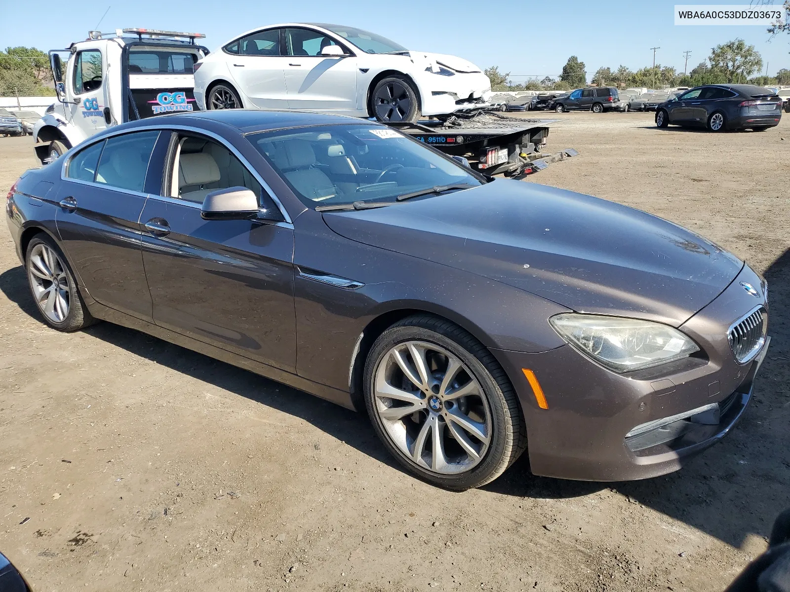 2013 BMW 640 I VIN: WBA6A0C53DDZ03673 Lot: 68148144