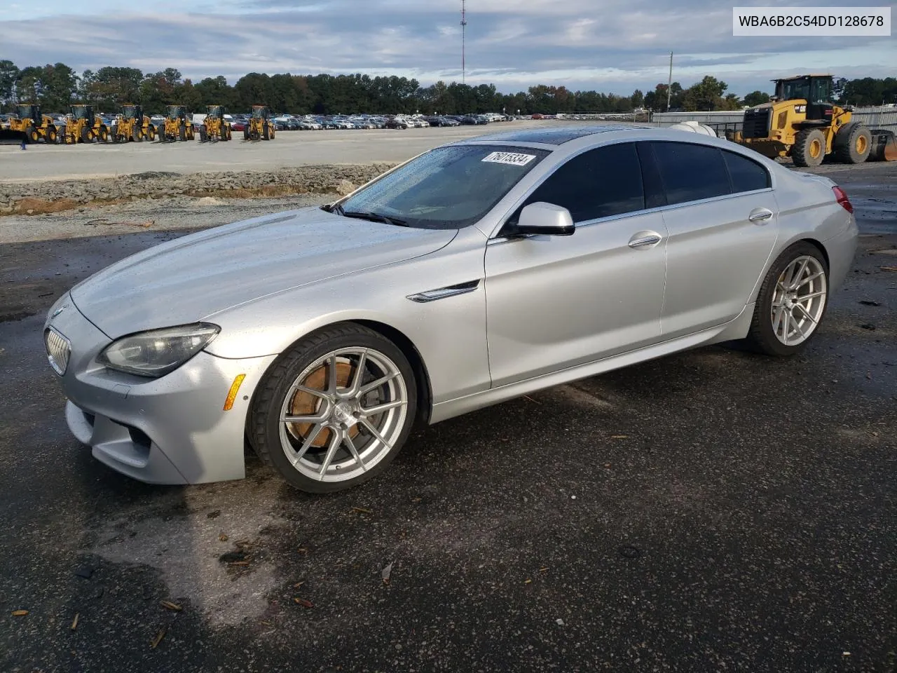 2013 BMW 650 I VIN: WBA6B2C54DD128678 Lot: 76015334