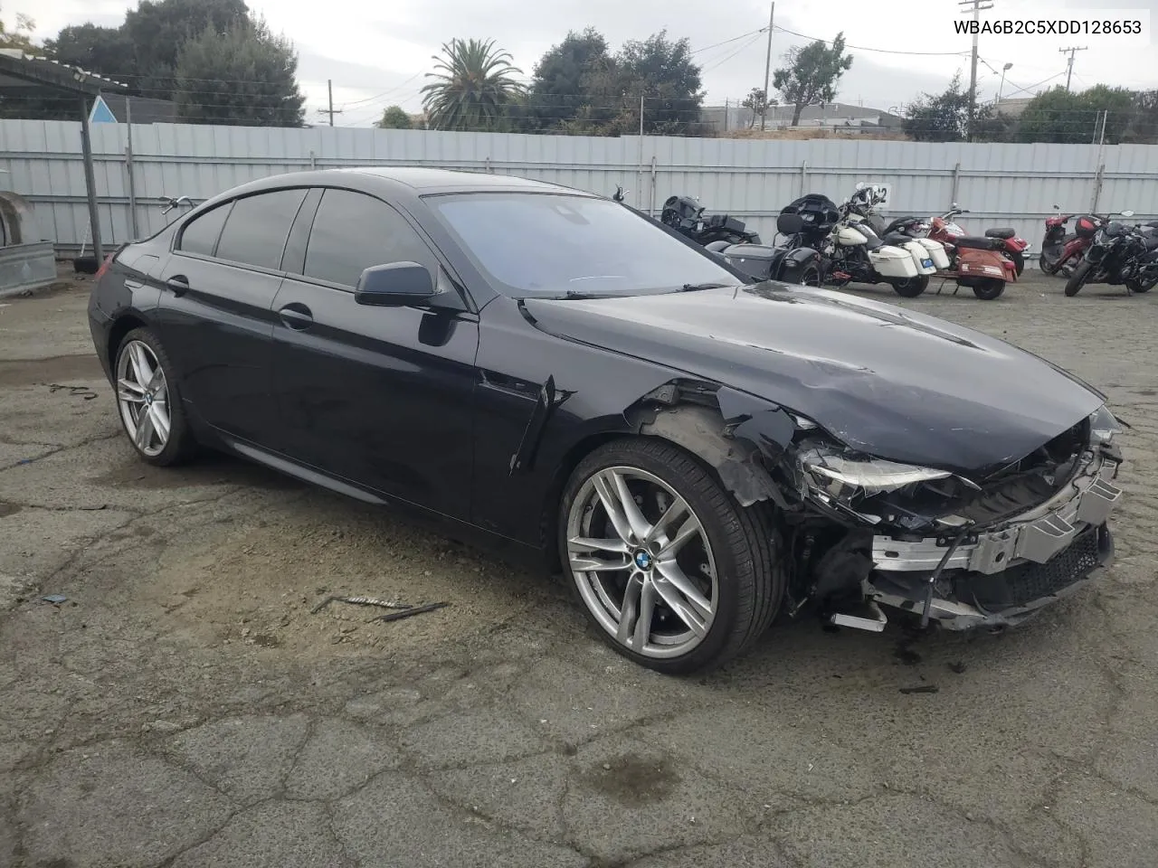 2013 BMW 650 I VIN: WBA6B2C5XDD128653 Lot: 79243204