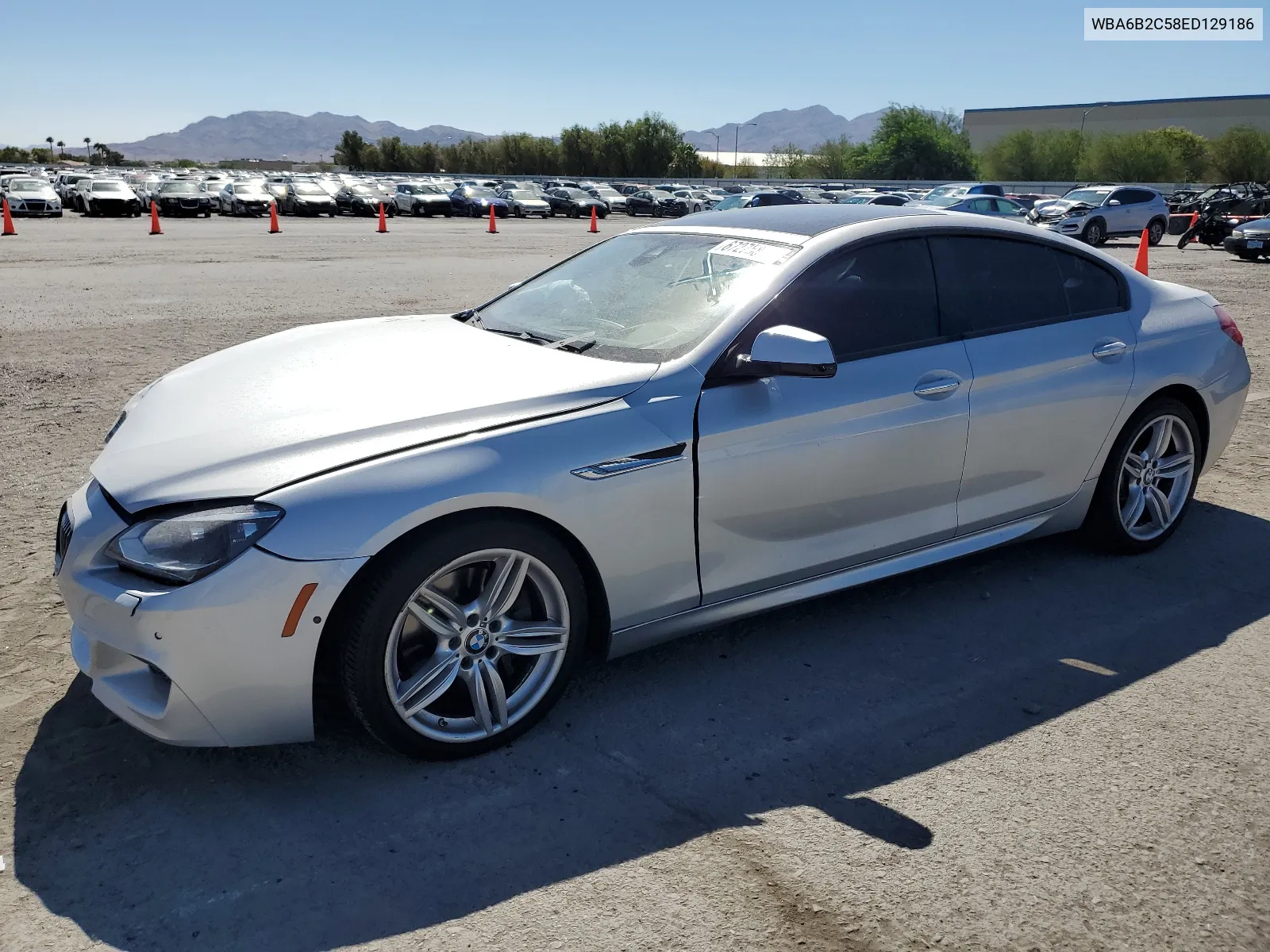 2014 BMW 650 I Gran Coupe VIN: WBA6B2C58ED129186 Lot: 67275814