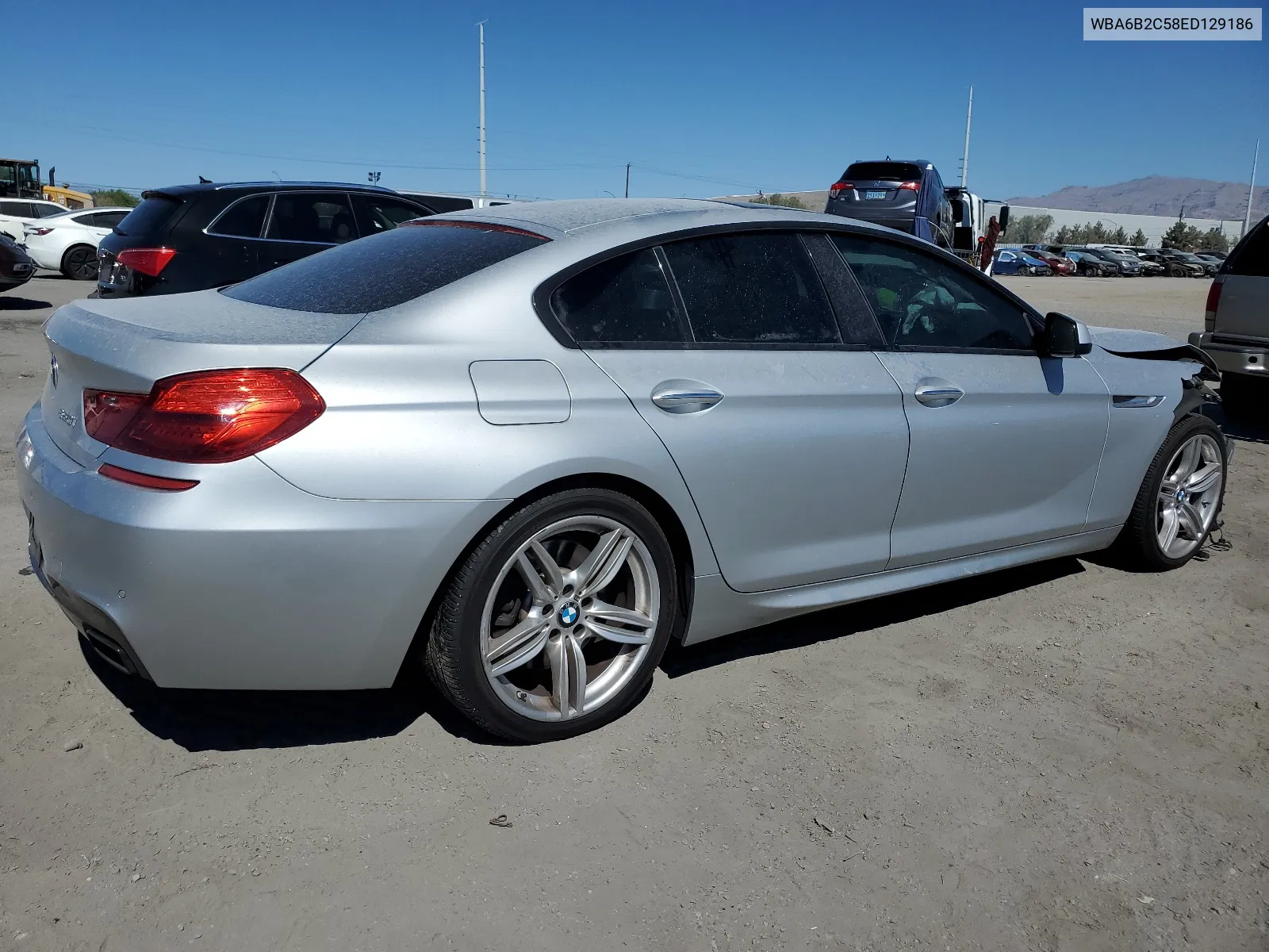 2014 BMW 650 I Gran Coupe VIN: WBA6B2C58ED129186 Lot: 67275814