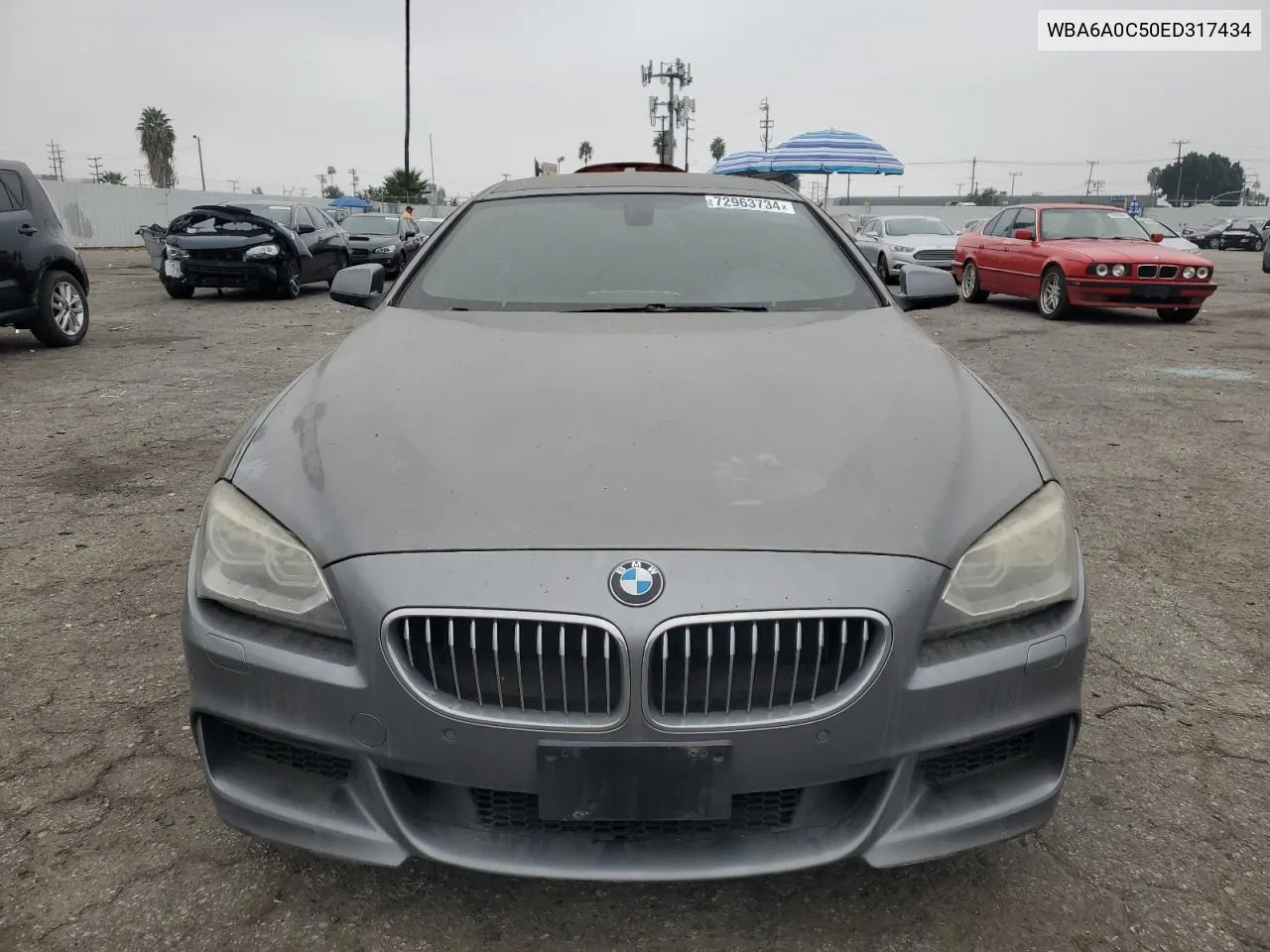 2014 BMW 640 I Gran Coupe VIN: WBA6A0C50ED317434 Lot: 72963734