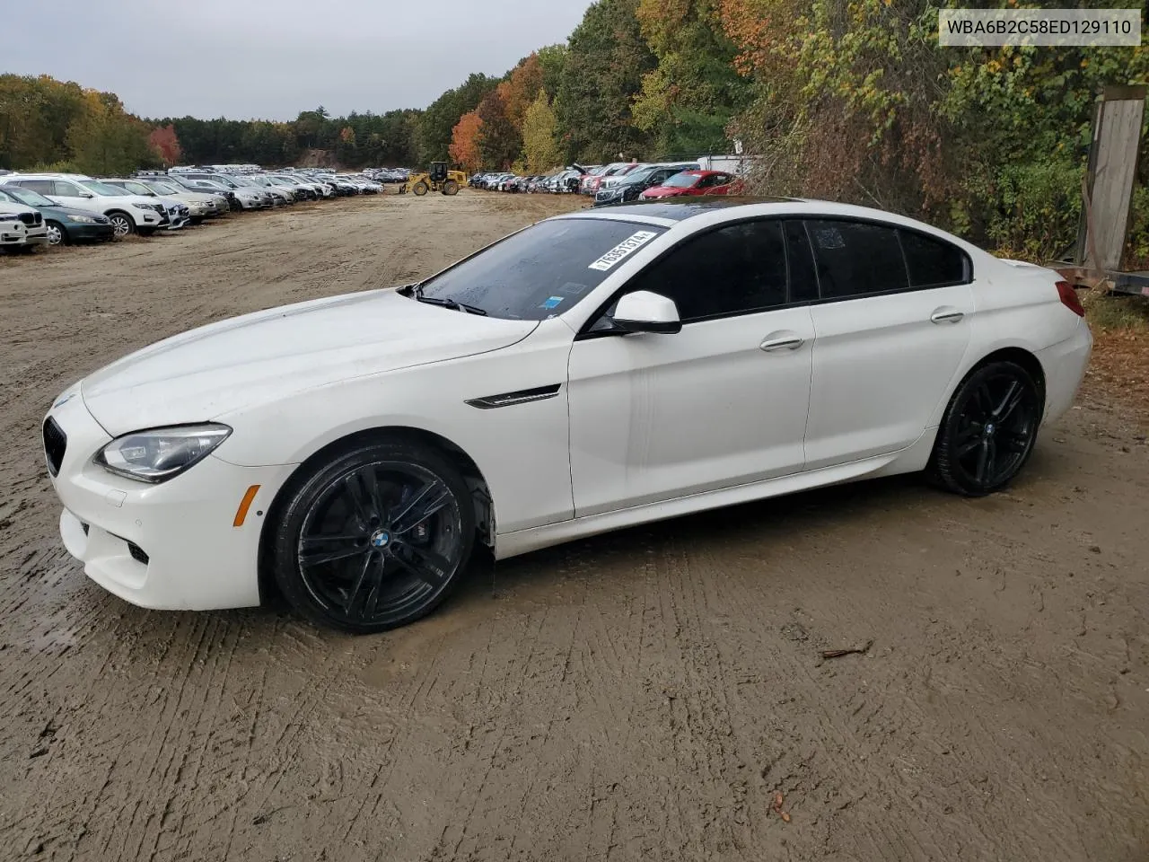 2014 BMW 650 I Gran Coupe VIN: WBA6B2C58ED129110 Lot: 76351374