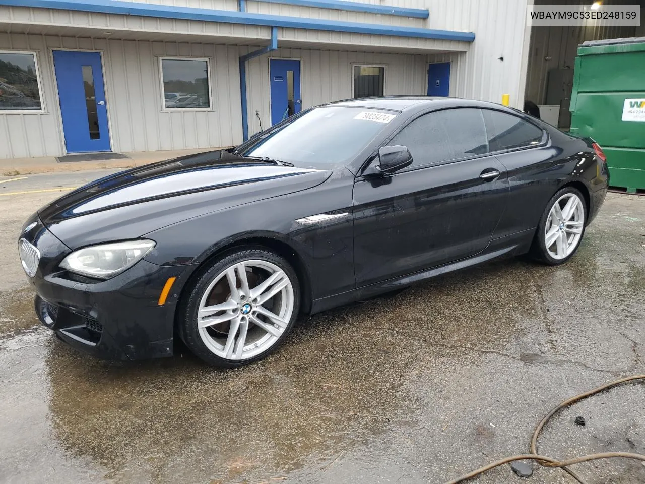 2014 BMW 650 I VIN: WBAYM9C53ED248159 Lot: 79023474