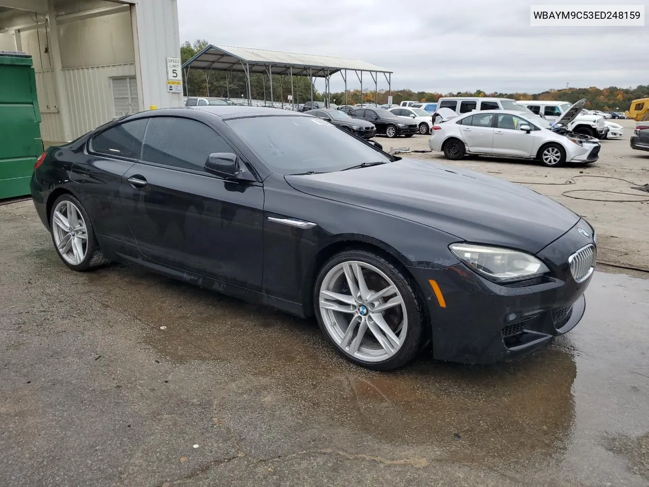 2014 BMW 650 I VIN: WBAYM9C53ED248159 Lot: 79023474