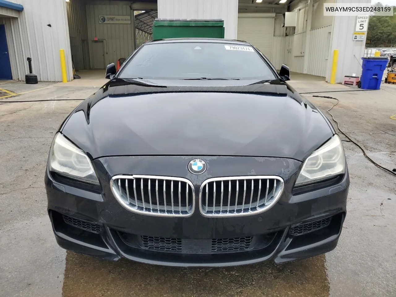 2014 BMW 650 I VIN: WBAYM9C53ED248159 Lot: 79023474