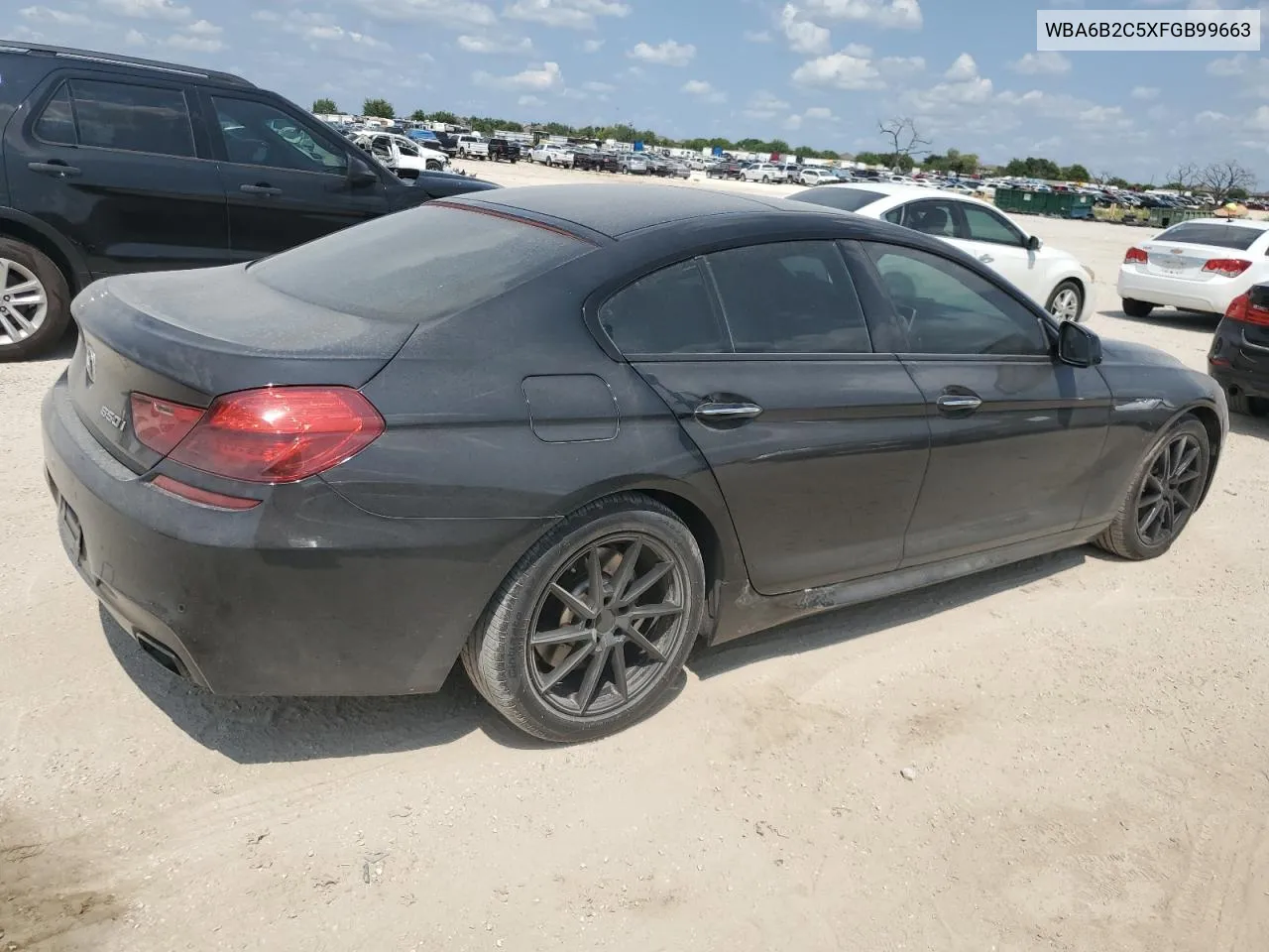 2015 BMW 650 I Gran Coupe VIN: WBA6B2C5XFGB99663 Lot: 71655204