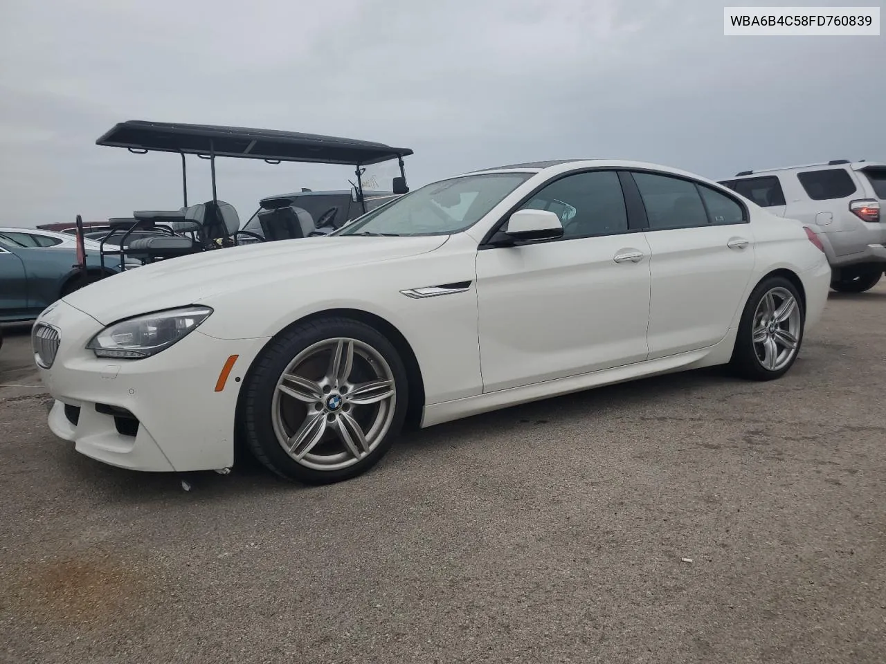 2015 BMW 650 Xi Gran Coupe VIN: WBA6B4C58FD760839 Lot: 73643094