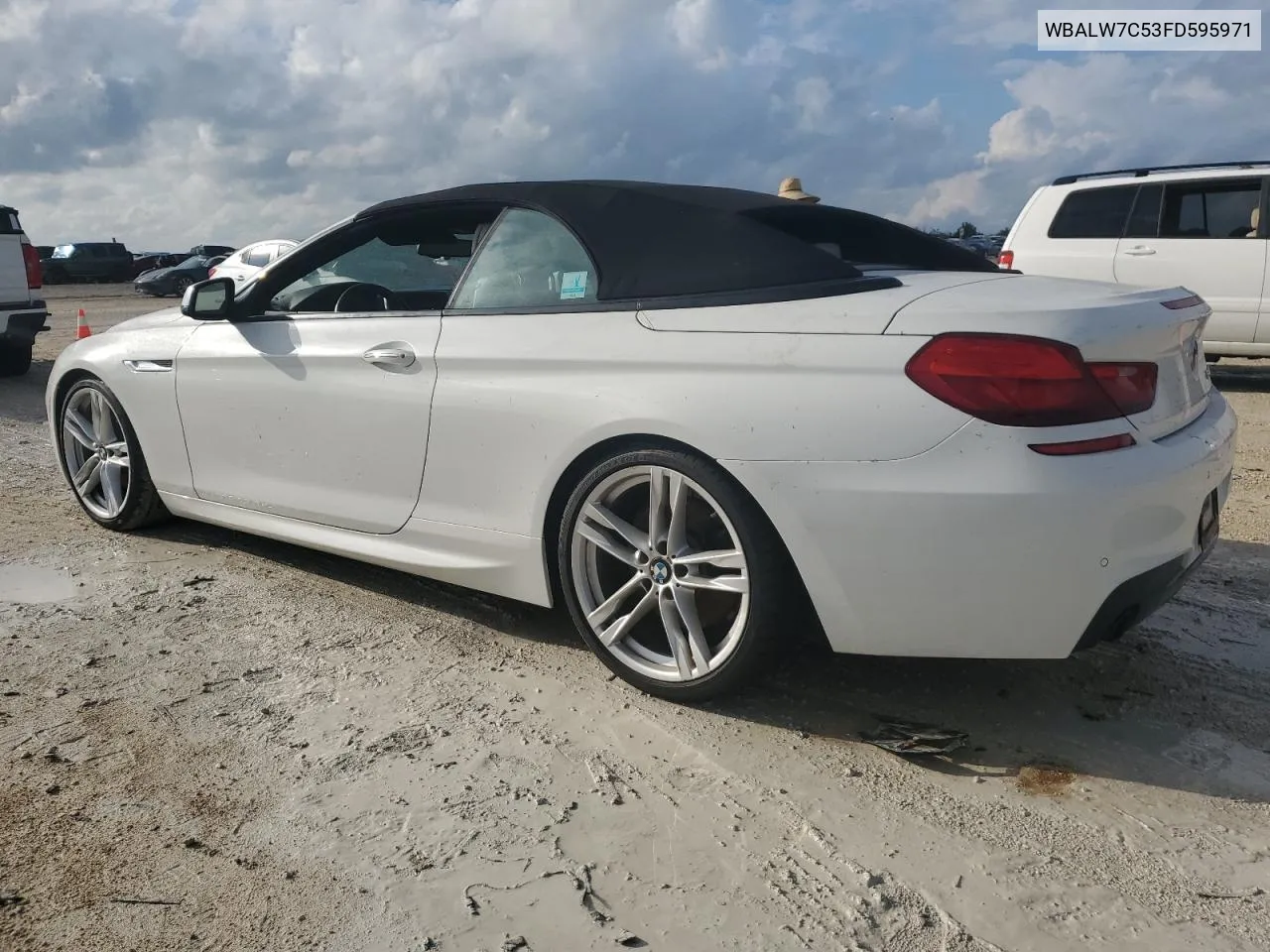 2015 BMW 640 I VIN: WBALW7C53FD595971 Lot: 73834624