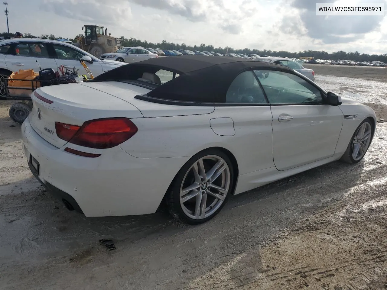 2015 BMW 640 I VIN: WBALW7C53FD595971 Lot: 73834624