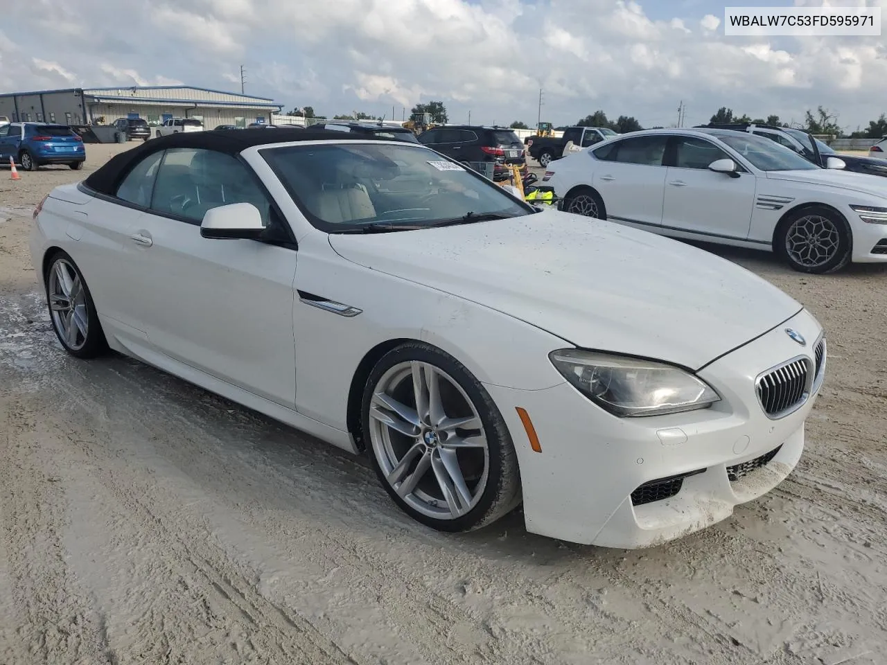 2015 BMW 640 I VIN: WBALW7C53FD595971 Lot: 73834624