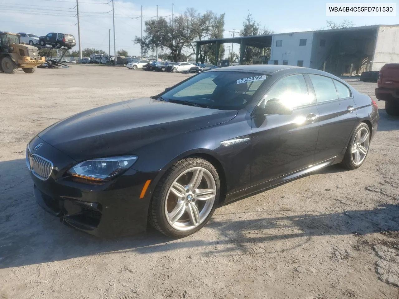 2015 BMW 650 Xi Gran Coupe VIN: WBA6B4C55FD761530 Lot: 75430464