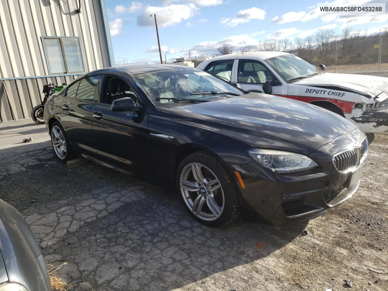 2015 BMW 640 Xi Gran Coupe VIN: WBA6B8C58FD453288 Lot: 80277964