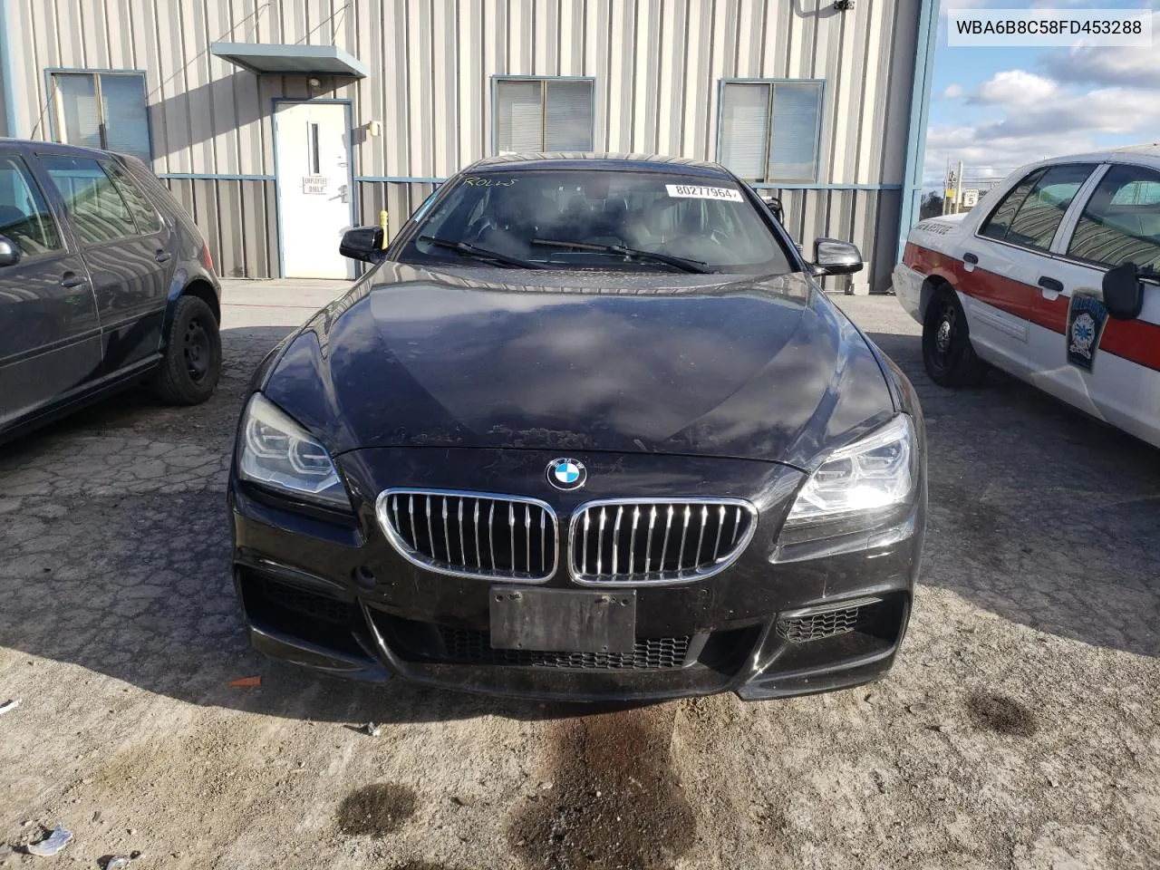 2015 BMW 640 Xi Gran Coupe VIN: WBA6B8C58FD453288 Lot: 80277964