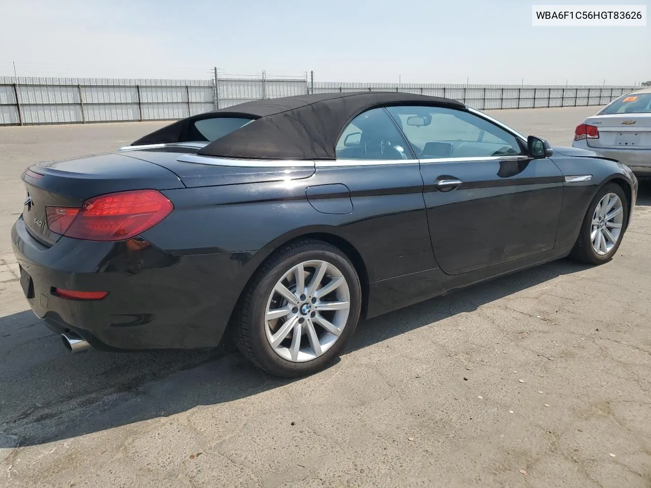 2017 BMW 640 I VIN: WBA6F1C56HGT83626 Lot: 68488584