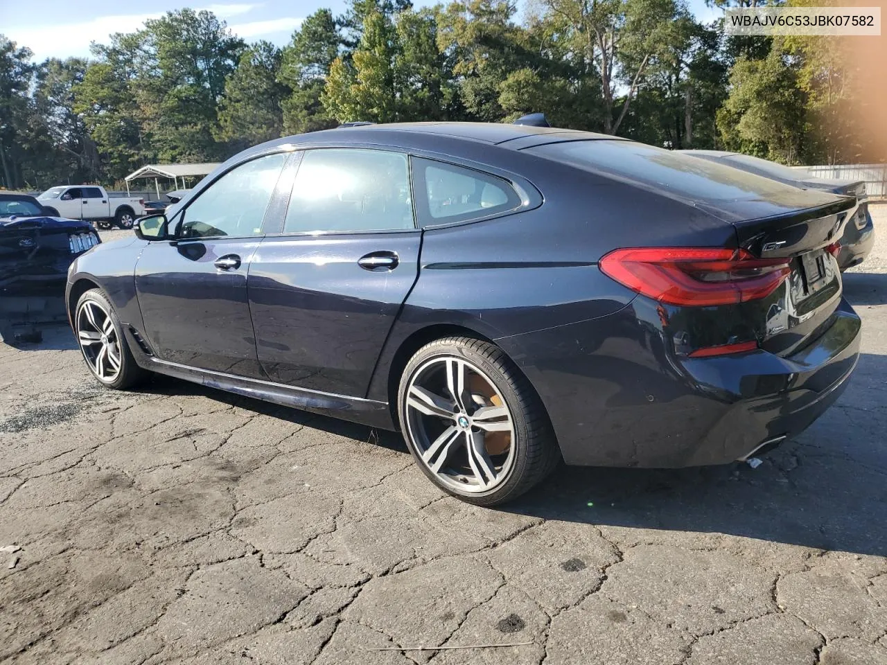 2018 BMW 640 Xigt VIN: WBAJV6C53JBK07582 Lot: 75653094