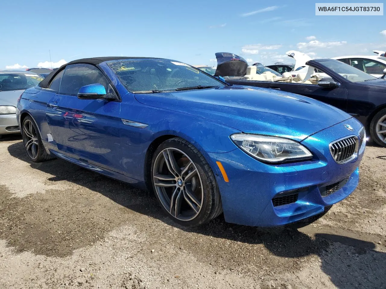 2018 BMW 640 I VIN: WBA6F1C54JGT83730 Lot: 77209284