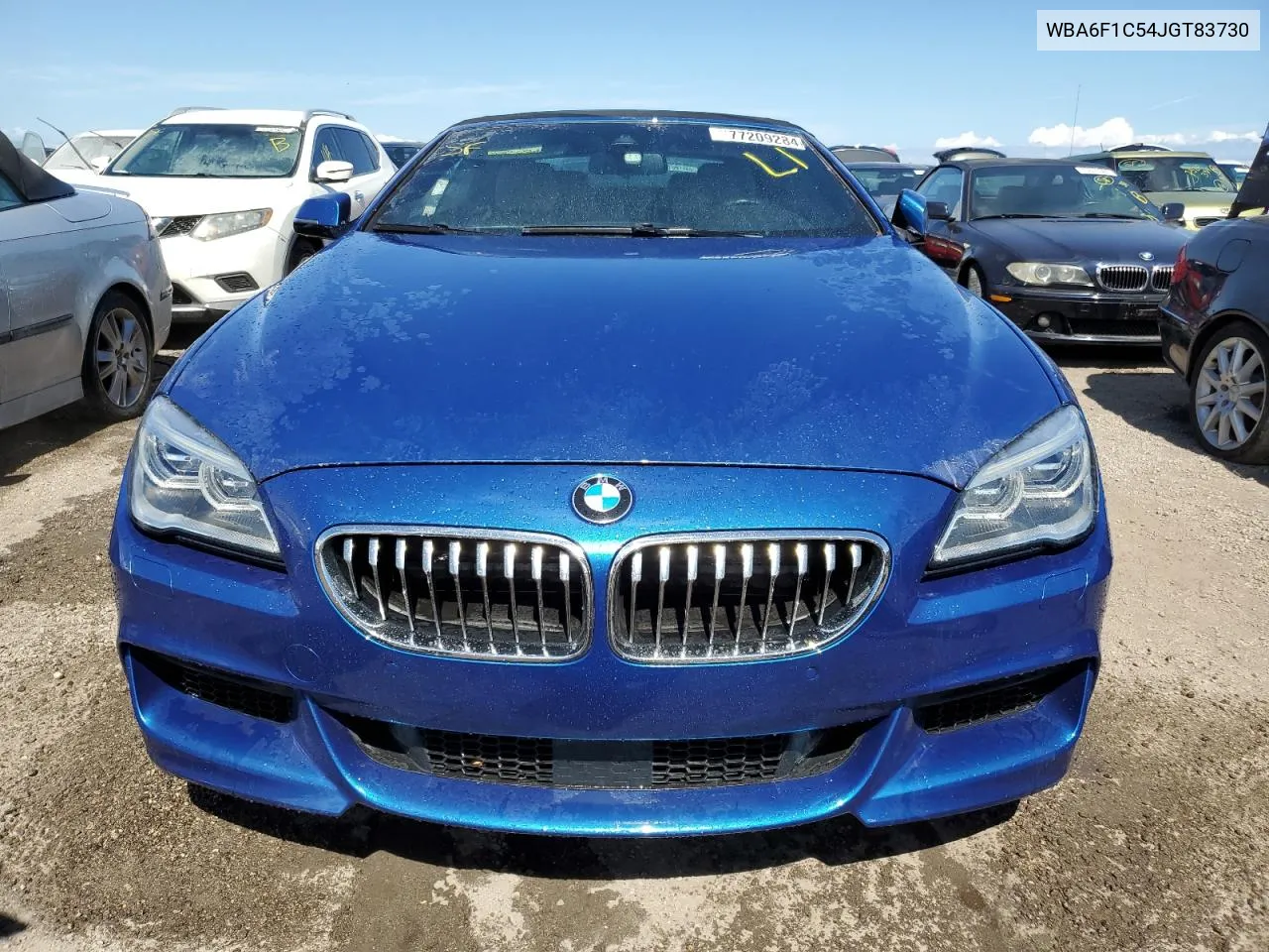 2018 BMW 640 I VIN: WBA6F1C54JGT83730 Lot: 77209284