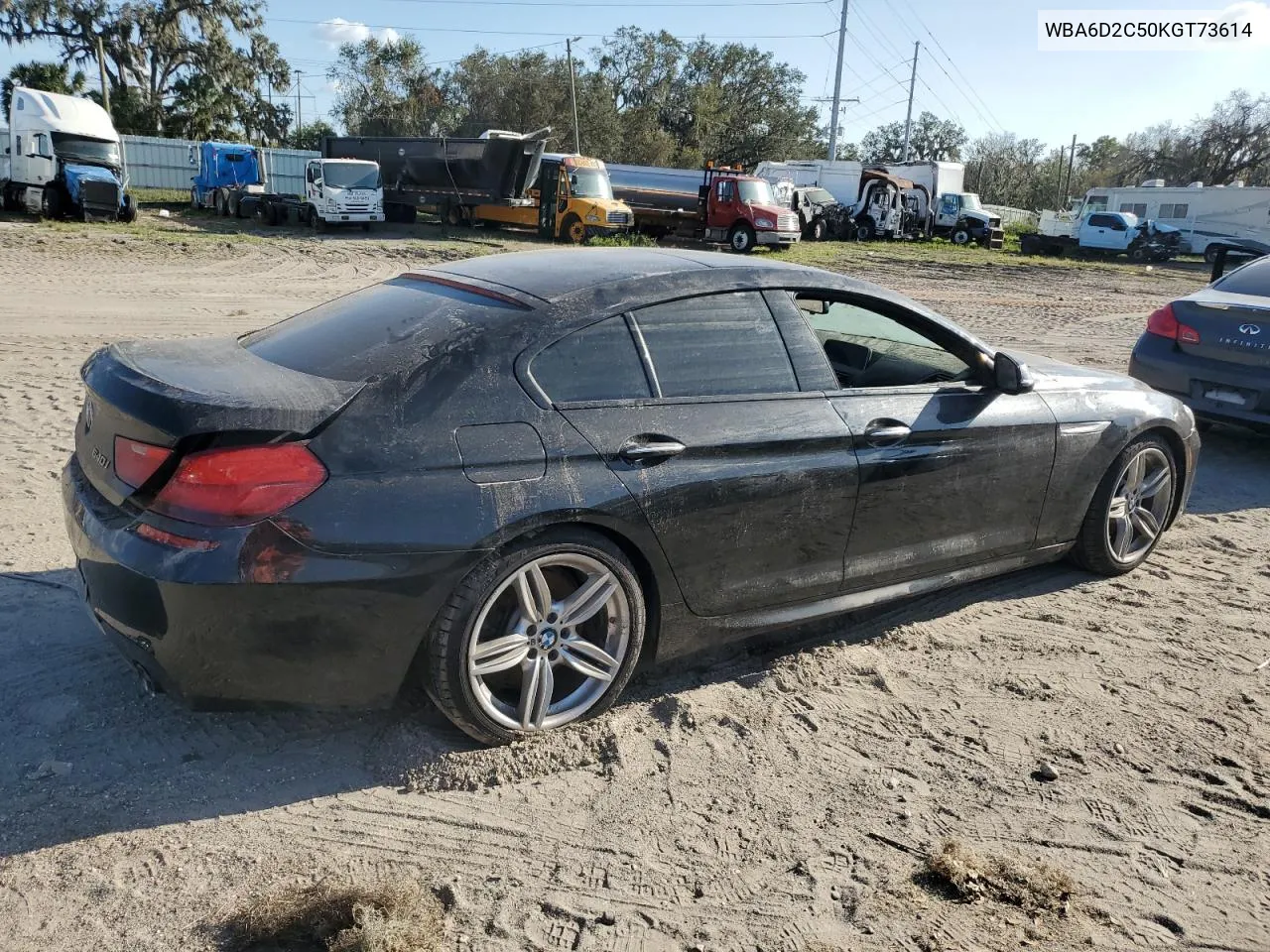 2019 BMW 640 Xi Gran Coupe VIN: WBA6D2C50KGT73614 Lot: 75958034