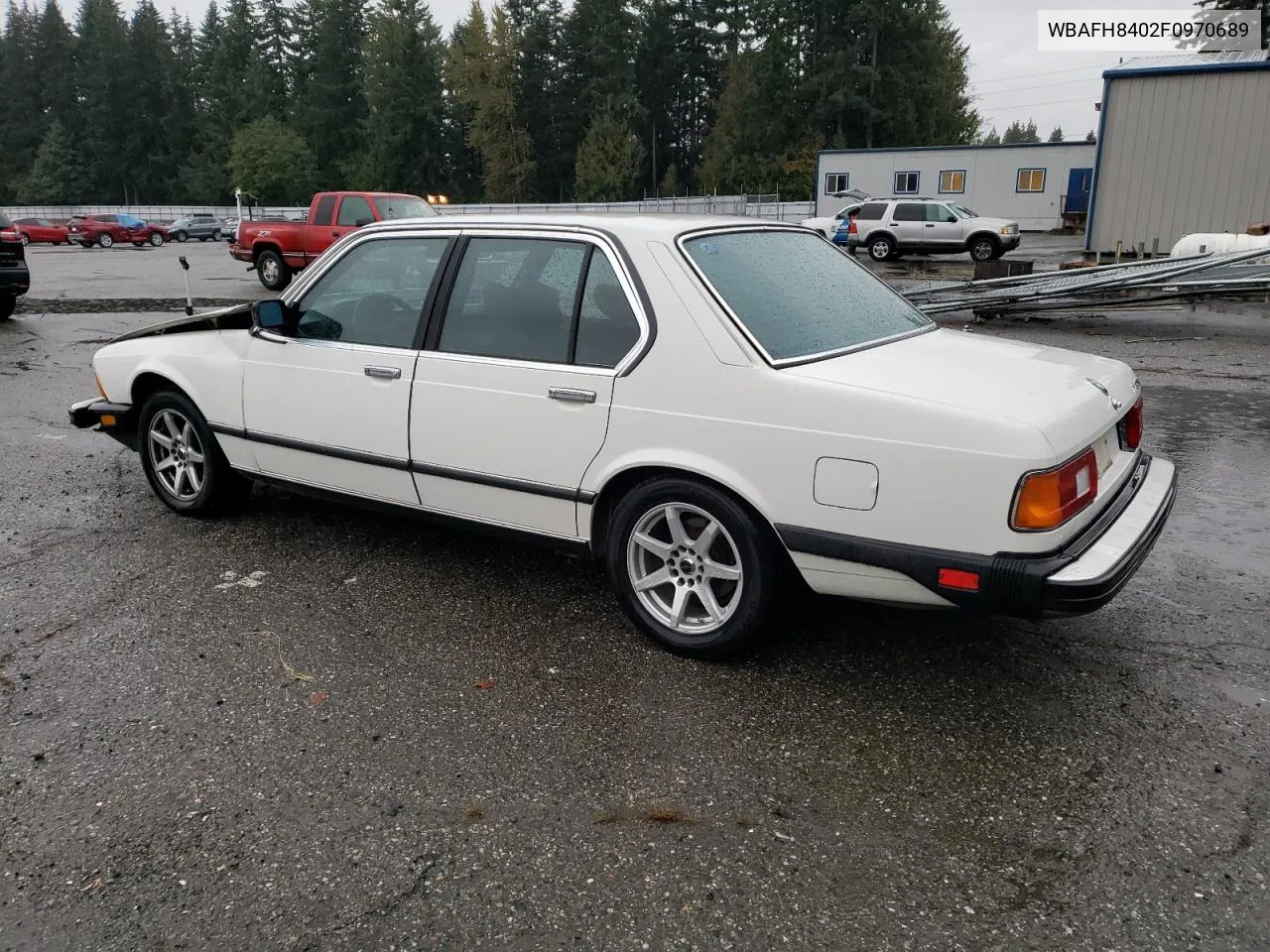 1985 BMW 735 I Automatic VIN: WBAFH8402F0970689 Lot: 74534844