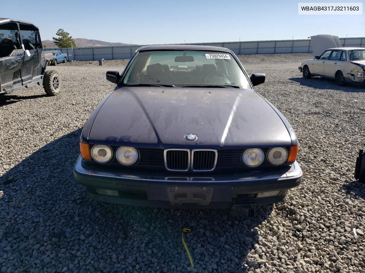 1986 BMW 735 I Automatic VIN: WBAGB4317J3211603 Lot: 75929454