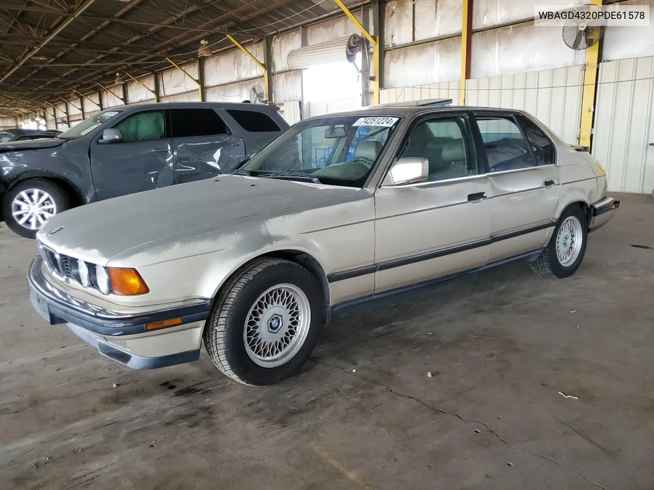 1993 BMW 740 I Automatic VIN: WBAGD4320PDE61578 Lot: 74251224