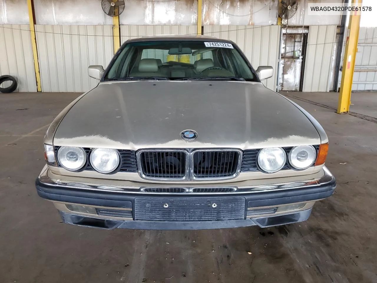 1993 BMW 740 I Automatic VIN: WBAGD4320PDE61578 Lot: 74251224