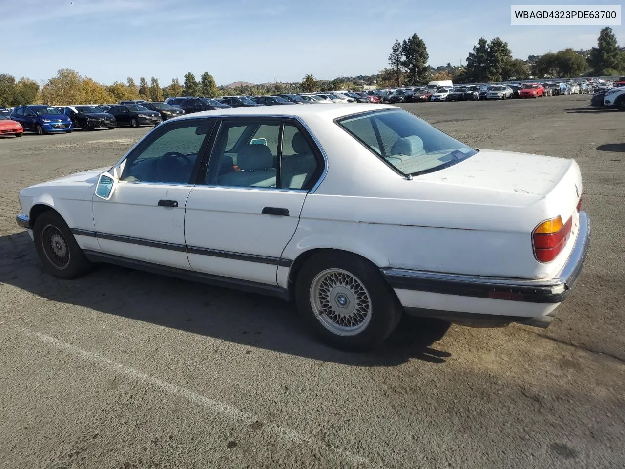 1993 BMW 740 I Automatic VIN: WBAGD4323PDE63700 Lot: 79675024