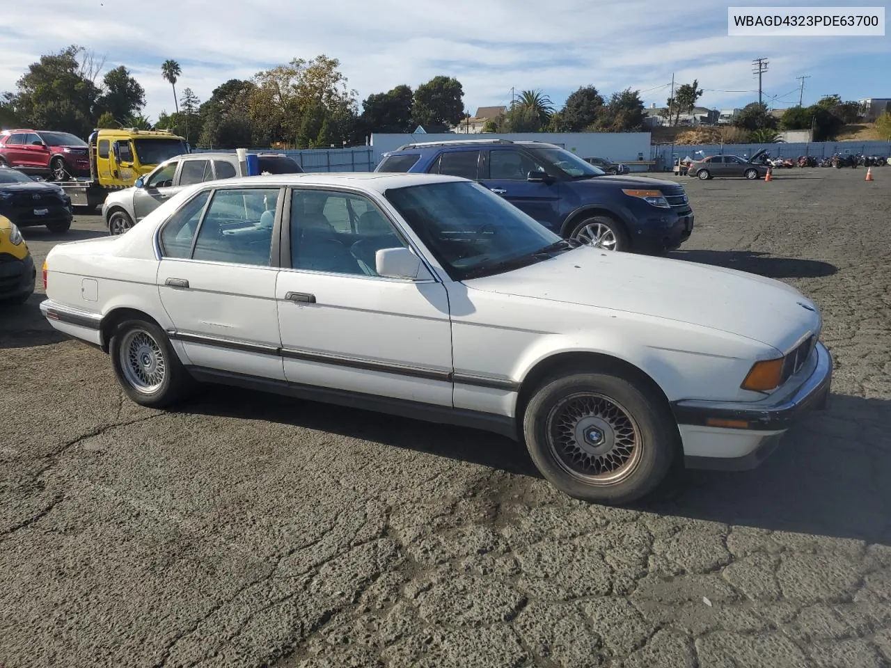 1993 BMW 740 I Automatic VIN: WBAGD4323PDE63700 Lot: 79675024