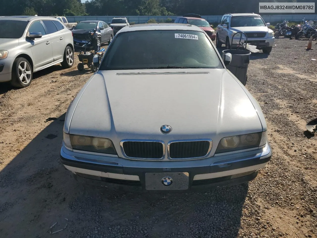 1998 BMW 740 Il VIN: WBAGJ8324WDM08782 Lot: 74061994