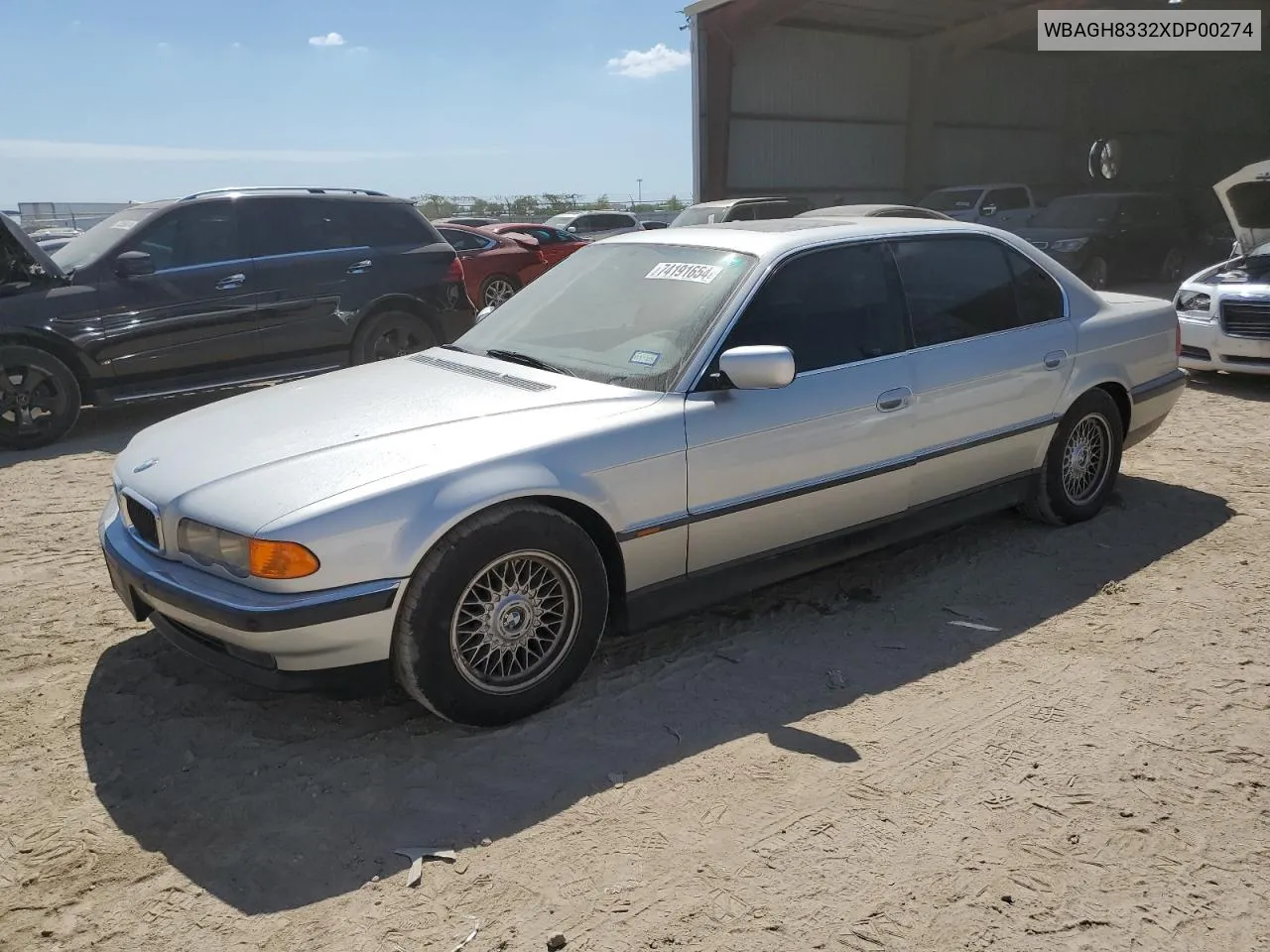 1999 BMW 740 Il VIN: WBAGH8332XDP00274 Lot: 74191654